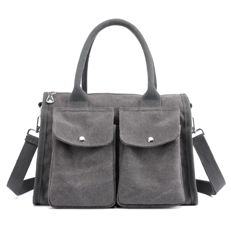 

New Ladies Shoulder Bag Commuter Bag Casual Slung Portable Canvas Handbag