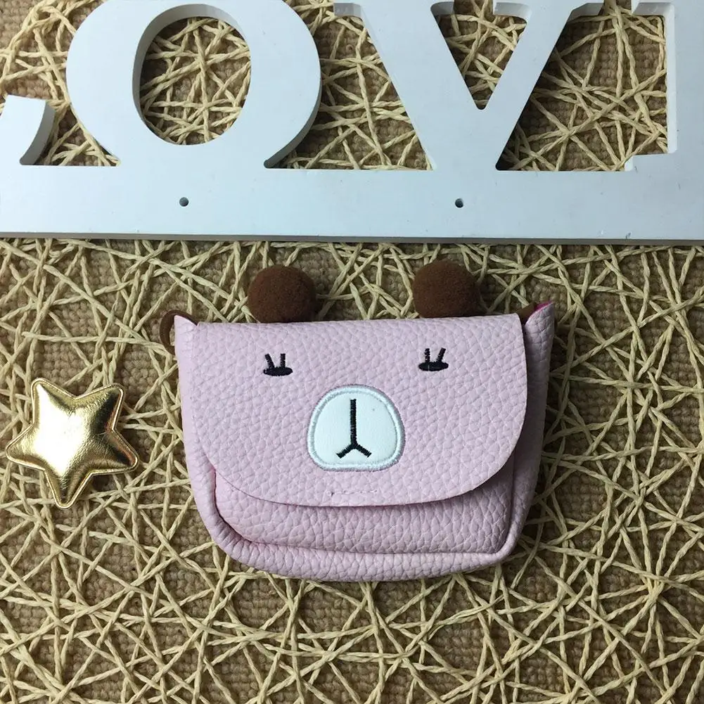 Детские милые мини кошельки с принтом животных из мультфильма Kawaii для мальчиков