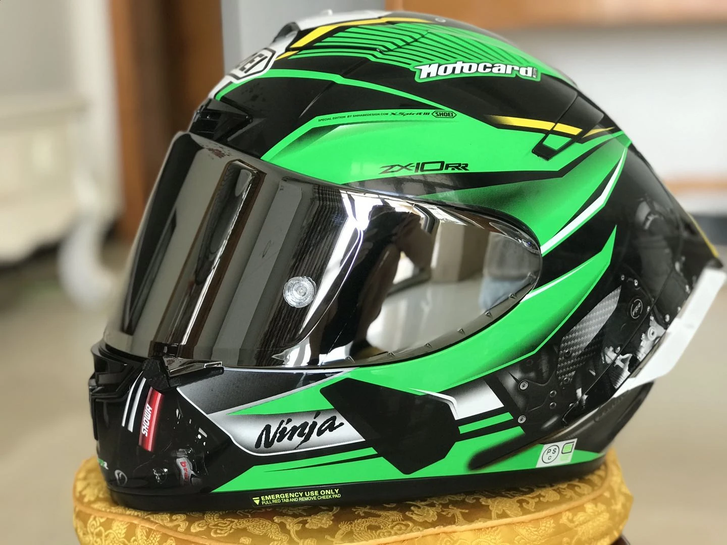 Volledige Gezicht Motorhelm X14 ZX 10RR Groene Helm Riding Motocross Racing  Motobike Helm|Helmets| - AliExpress