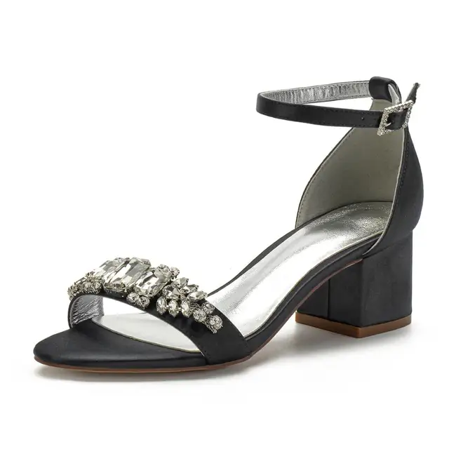 grey sparkly sandals