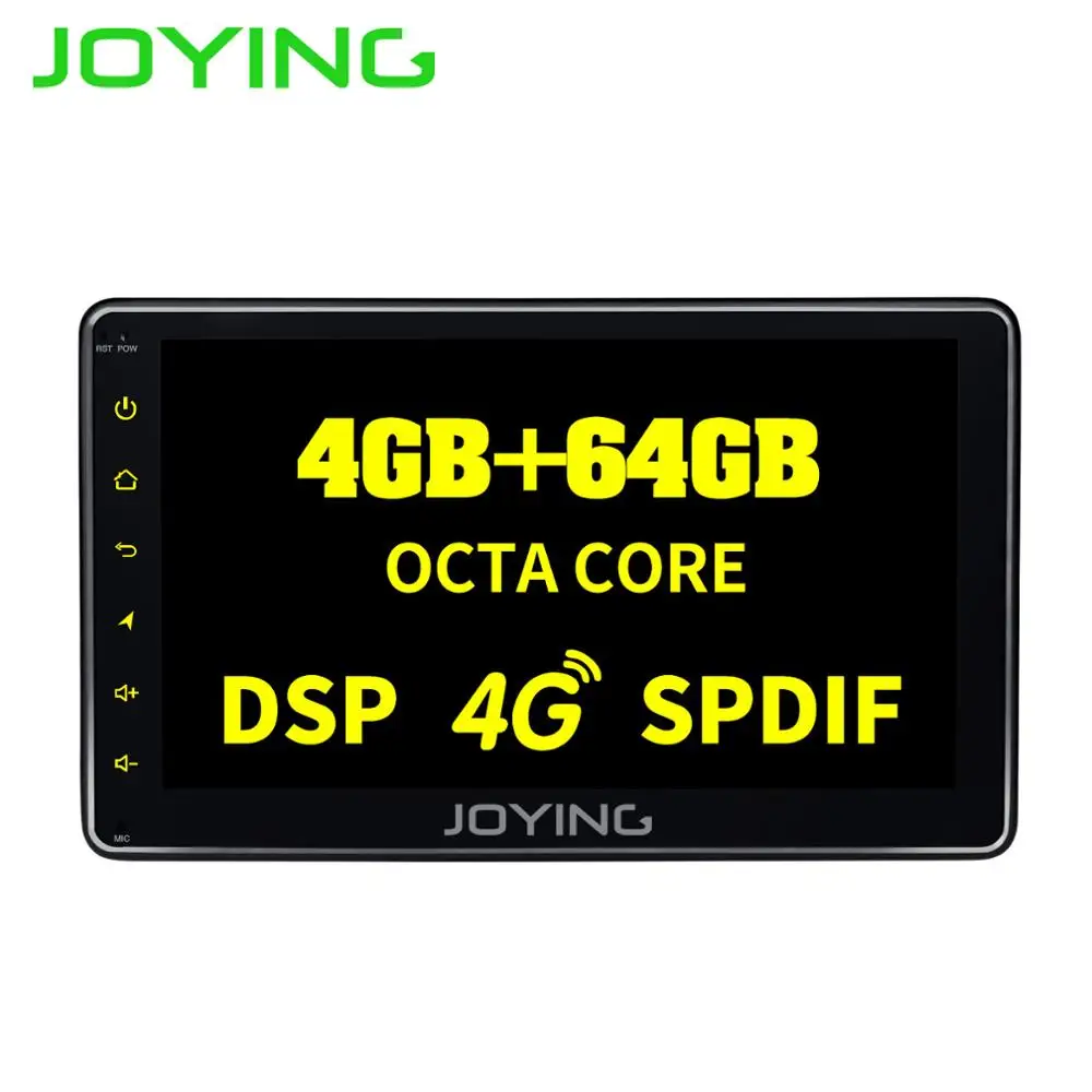 JOYING 8 CORE 4G Оперативная память Android 8,1 автомобильный радиоприемник 1 din 7/8/9/10,1 дюймов автомобильный стерео Экран 64G Встроенная память gps навигации головное устройство WI-FI Carplay