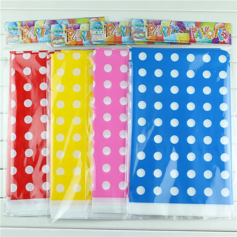 1Pcs Striped Polka Dot Chevron table cloth theme supplies Party Tablecloth Child Kids Birthday Decorations 108x180cm | Дом и сад