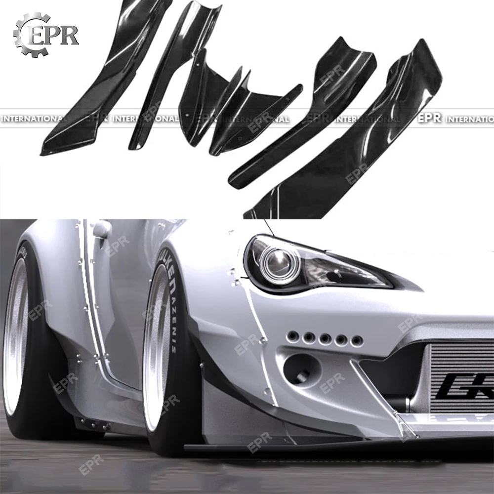 FRP Canard Trim для BRZ FT86 GT86 FRS RB Style Ver 2 стекло/углеродное волокно Dai (6 шт.) Набор настройки