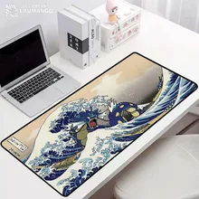 

Wave Pad Mouse Rug Gaming Accessories Gamer Keyboard Rubber Mat Computer Mousepad Company Pc Mats Mausepad Carpet Anime Laptop