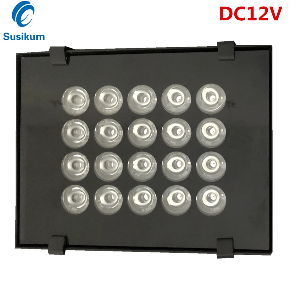DC12V CCTV камера лампа 15IR инфракрасный массив осветитель инфракрасный IP65 850nm Металл водонепроницаемый ночного видения CCTV заполняющий светильник
