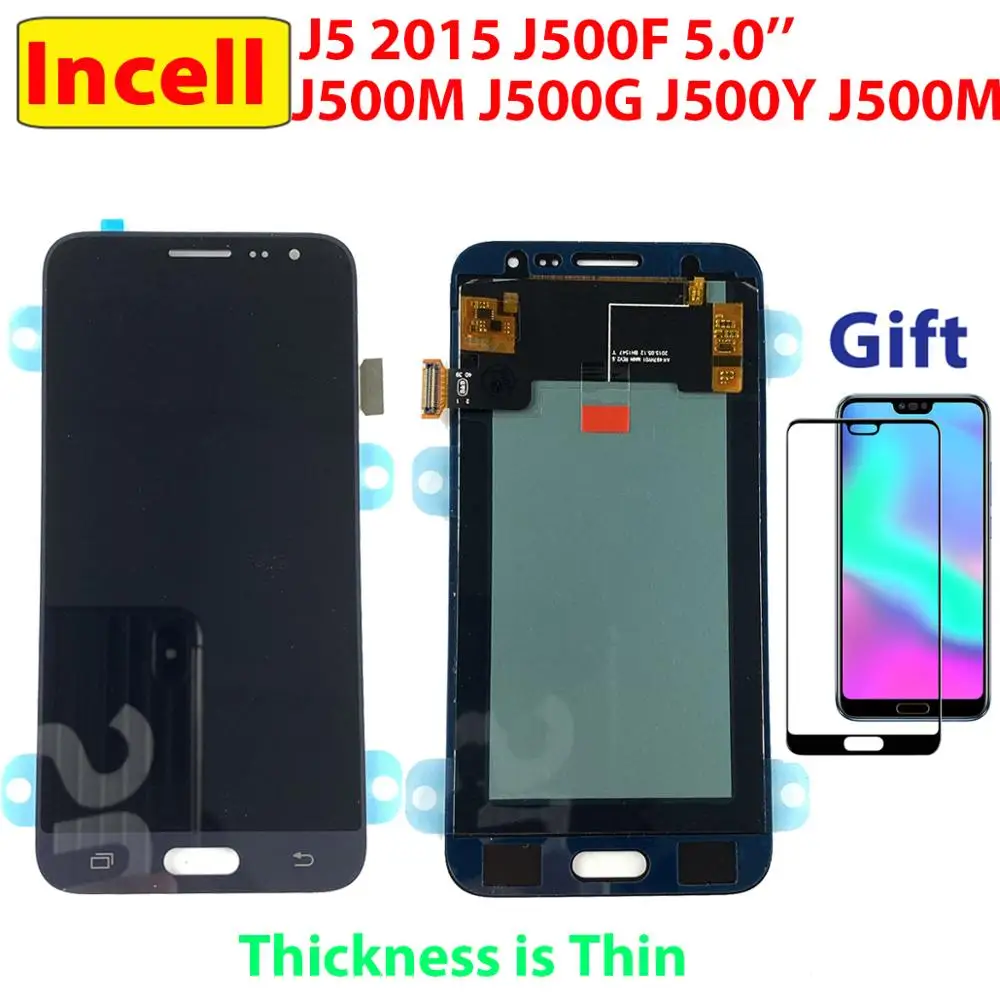 Тонкий сенсорный ЖК-экран Incell для Samsung Galaxy J5 2015 J500H дигитайзер J500 J500F J500M Iron J500Y |