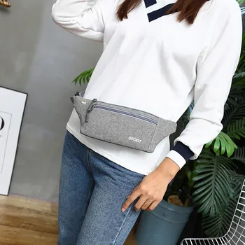

Waist Bags Zipper Chest Bag Multi-function Pockets Girl Waist Belt Outdoor Sport Leisure Messenger Waist Packs Bag d2