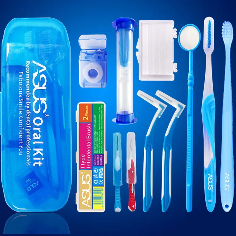 Практичный и эффективный высококачественный инструмент для чистки полости рта межзубная щетка ортодонтический набор для ухода за полостью рта тонкая зубная щетка
