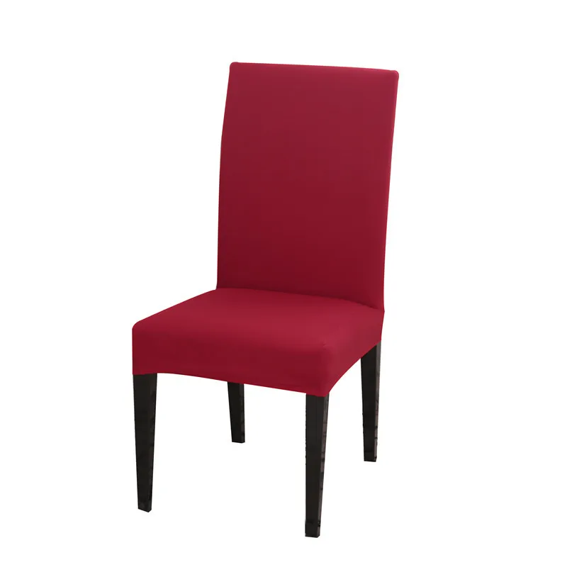 Elegant Velvet Chair Covers - Solid Color Seat Slipcovers