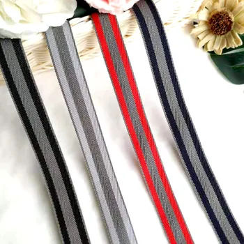 

20mm Organza Ribbon Wired Lint Herringbone Pattern Strap Knapsack Strapping Satin Belt Sewing Bag Belt Fabric Ribbon Accessories