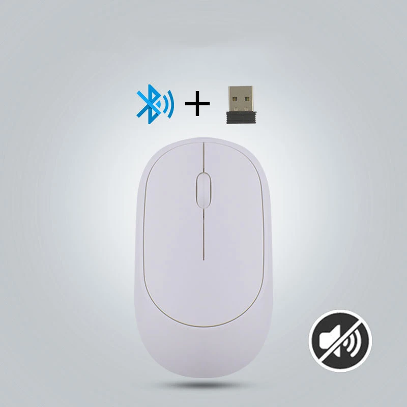 Ultra Thin Silent 2.4G Wireless Mouse Laptop Computer Universal Mice Ergonomic Optical Mouse Office Gamer Bluetooth Mouse