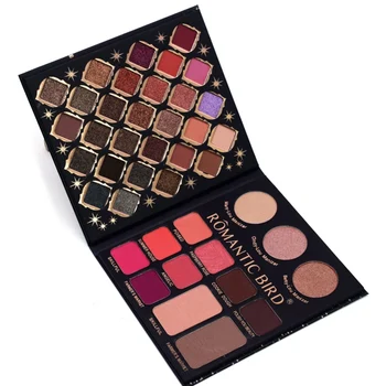 

Matte Glitter Eyeshadow Palette Powder Face Makeup Set Pearlescent Matte Eye Shadow Blush Highlight Shadow Makeup Pallete MKXJ