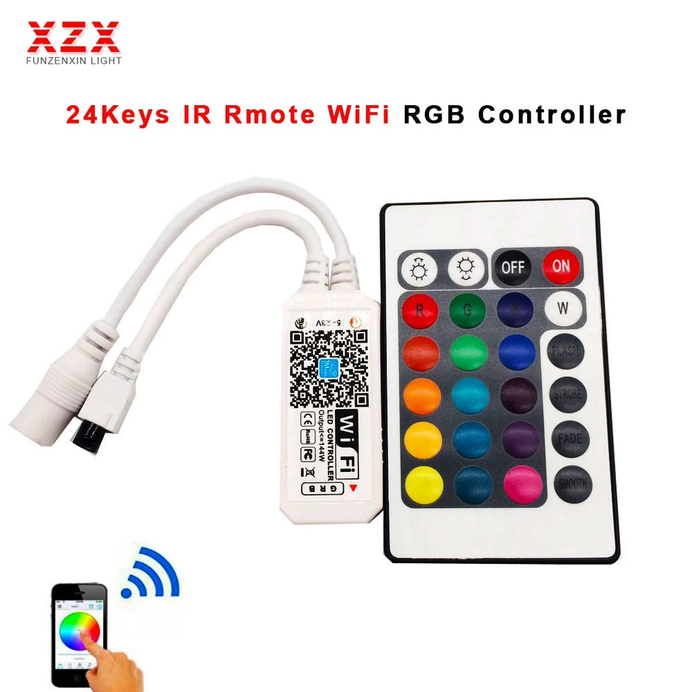 Пульт дистанционного управления мини RGB Wi Fi Управление Magic Home для светодиодной