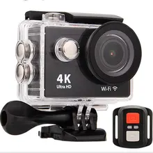 Ультра HD 4K Спортивная экшн-камера wifi 1080P 12MP+ 170 градусов угол водонепроницаемый DV видеокамера для спорта на открытом воздухе