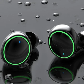

C5S TWS Touch Wireless Bluetooth Earphones 5.0+EDR Headset IPX8 Waterproof Earbuds with LED Power Display Charging Box handsfree