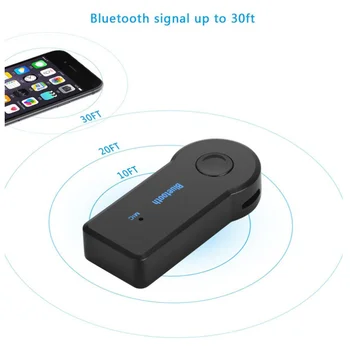 

3.5mm Jack Bluetooth Receiver Car Wireless Adapter Handsfree Wireless Bluetooth Adapter Transmitter Auto Music for IPhone XR