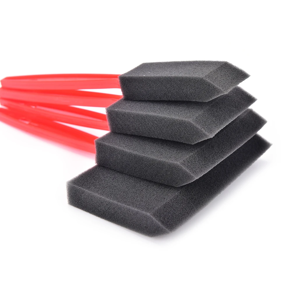 Esponja de poliuretano para pintar de espuma, juego de pinceles de pintura, esponja para pintar, brochas de espuma, 4 Uds.