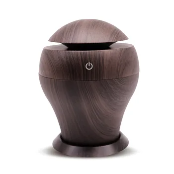 

250ml Simplicity Ultrasonic Aromatherapy Diffuser Wood Grain Ultrasonic Cool Mist Humidifier for Office Home Bedroom Living Room