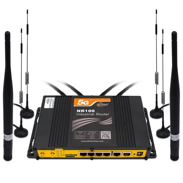 Yeacomm 5G Router AX3600 WiFi-6 Modem with Sim Card Slot,NR NSA/SA