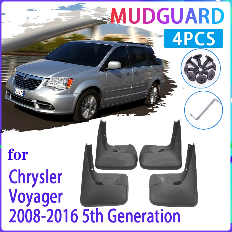 

Car Mud Flaps for Chrysler Voyager 2008~2016 2009 2010 2011 2012 2013 Mudguard Splash Guards Fender Mudflaps Auto Accessories