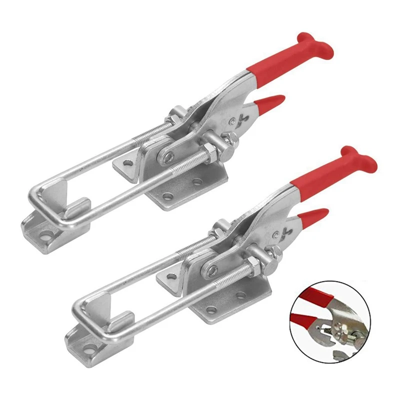 2-Pack 2000Lbs емкость сверхмощная регулируемая защелка U Болт самоблокирующийся тумблер