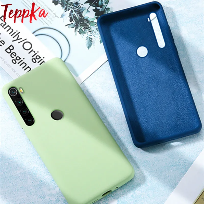 Жидкий силиконовый мягкий чехол для Xiaomi redmi note 8T Note 8 pro Чехол телефона Детский