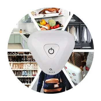 

Mini Car Air Purifier Humidifier Ozone Generator Deodorizer Fridge Purification for Refrigerator Deodorizer Pet Home Toilet