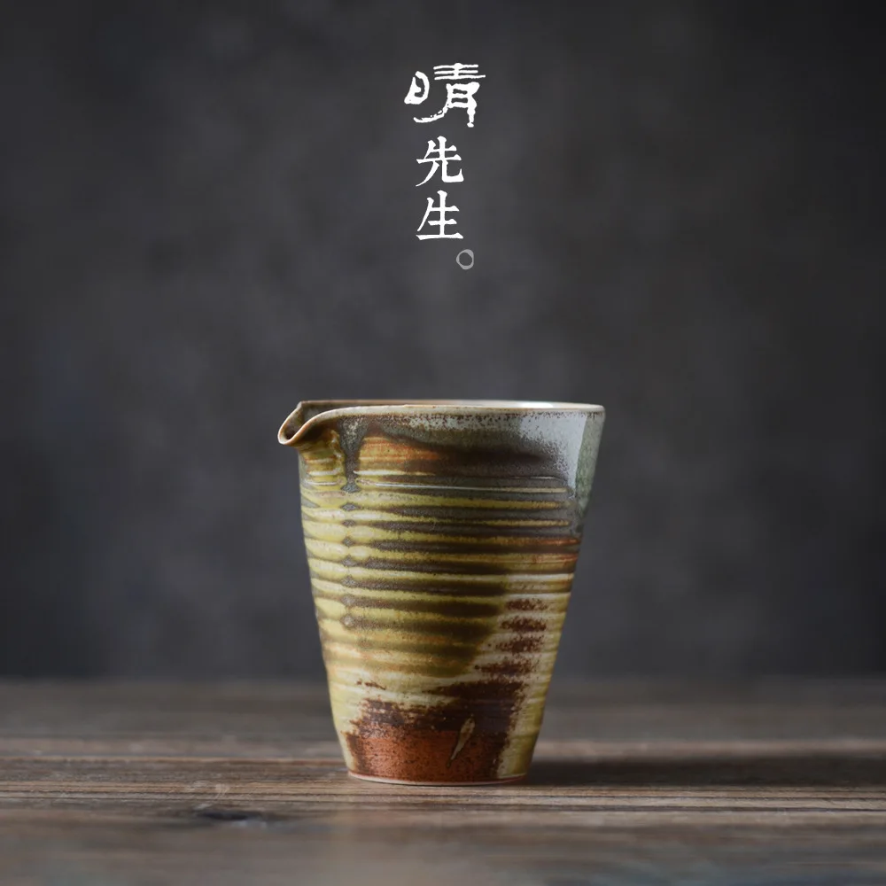 

Thin Tire Chai Colour-purity Manual Master A Cup Of Firewood Nothing Glaze Fair Cup Average Cup Japanese Style Natural Open