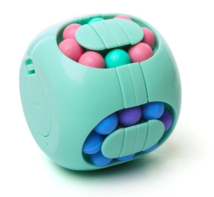 Stress Relief Cube Piggy Bank Antistress Toys for Children Development Adult Fidget Spinner Spinning Bead Kids Educational Gift (8)