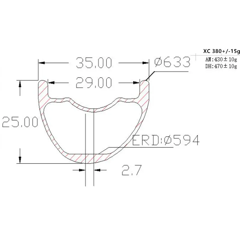 Cheap 29er mtb bicycle wheel 35x25mm Asymmetry D792SB rear wheel boost 148X15mm carbon mtb wheels tubeless 1423 spokes 5