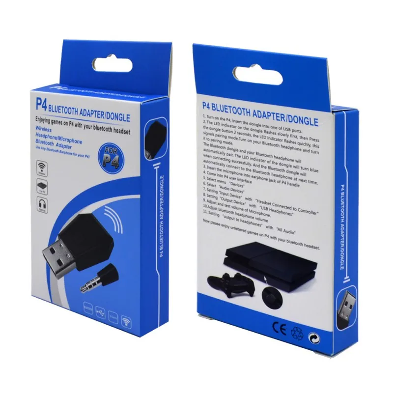 Для sony PS4 гарнитура игровой контроллер приемник Bluetooth адаптер беспроводной Gampad USB ключ