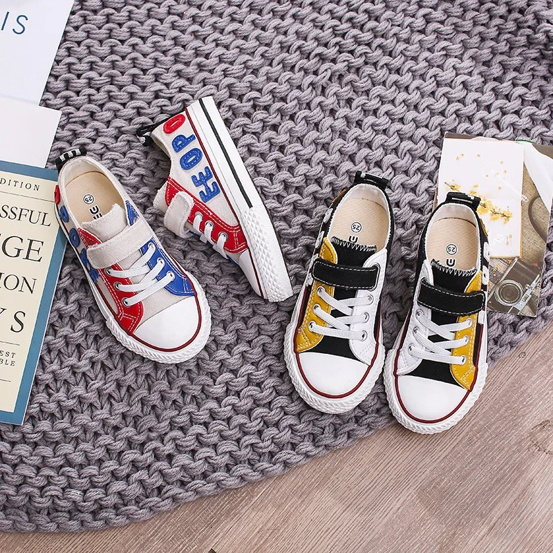 Fashion Canvas Sneakers Children's Shoes Children's Sneakers Comfortable Kids Flats Boys Shoes Girls Sneakers