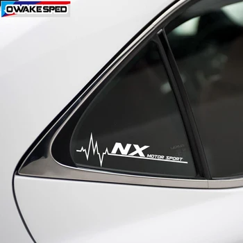 

2pcs 23cm Car Reflective Vinyl Decal Side Window Sticker For Lexus CT IS ES LS UX NX RX LX LC RC GS GX LM F Sport Accessories