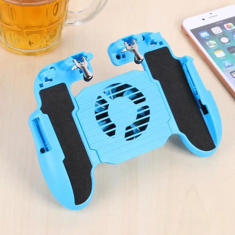 VODOOL H5 Mobile Gaming Gamepad For PUBG Mobile Phone Cooling Fan Joystick Handle Trigger Fire Butt