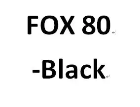 1 шт. FOX40 FOX80 пластиковый свисток без косточек пластиковый свисток для футбола, футбола, баскетбола, хоккея, бейсбола, спорта, свисток рефери - Цвет: FOX80-Black