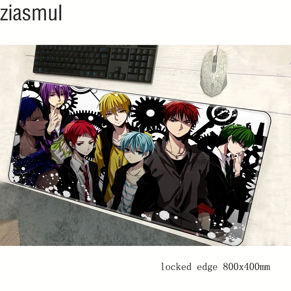 Баскетбольный коврик Kuroko 800x400x3 мм игровой коврик для мыши HD Коврик для мыши с принтом геймер компьютерный стол коврик notbook mouseat