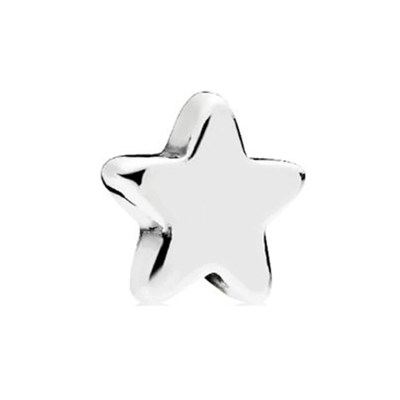 PDB Sterling Silver 925 Floating Pendant Box Small Charm Cartoon Avatar Christmas Series Double Heart Infinite Series - Цвет камня: Золотой