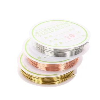 

0.2/0.25/0.3/0.4/0.5/0.6/0.8/1.0mm Silver Gold Color Alloy Cord Beading Wire DIY Craft Making Jewelry Cord String Accessories