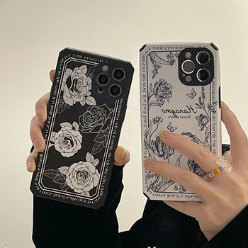 yami kawaii retro flower phone case