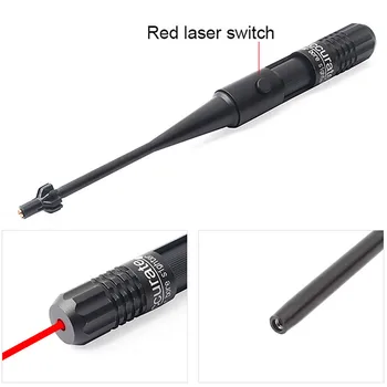 

Scope Calibrator Aiming Pointer Kit Red Dot Laser Collimator for 0.22 To 0.50 Bore Sighter Sight Scopes Calibration Laser Sight