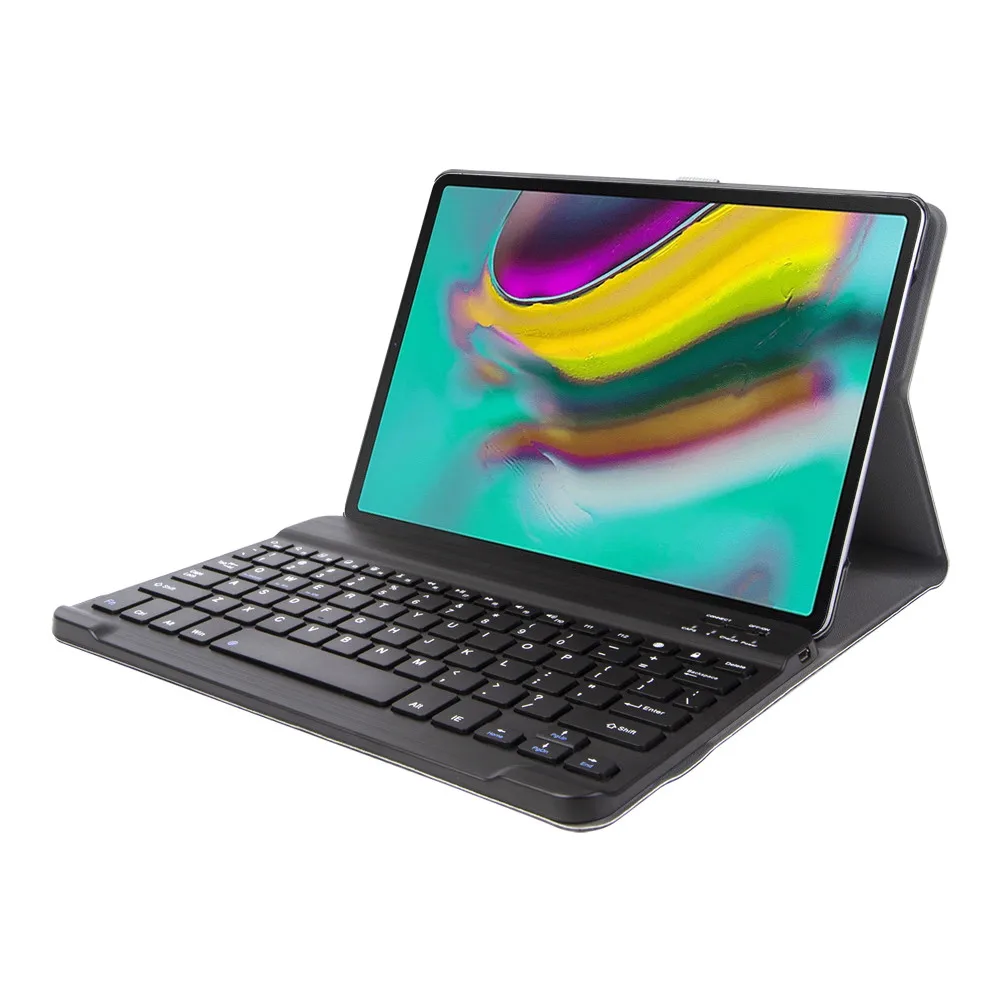 Чехол для планшета Mosunx samsung galaxy tab S5e 10 5 2019 Bluetooth клавиатура с принтом чехол a 1 813 #2 |