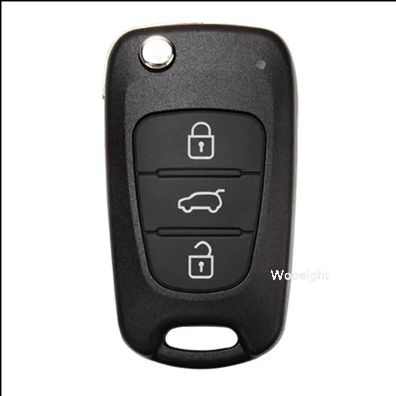 Складной автомобильный ключ с тремя кнопками чехол для Hyundai I30 IX35 IX20 Kia Sportage Rio Rondo K2