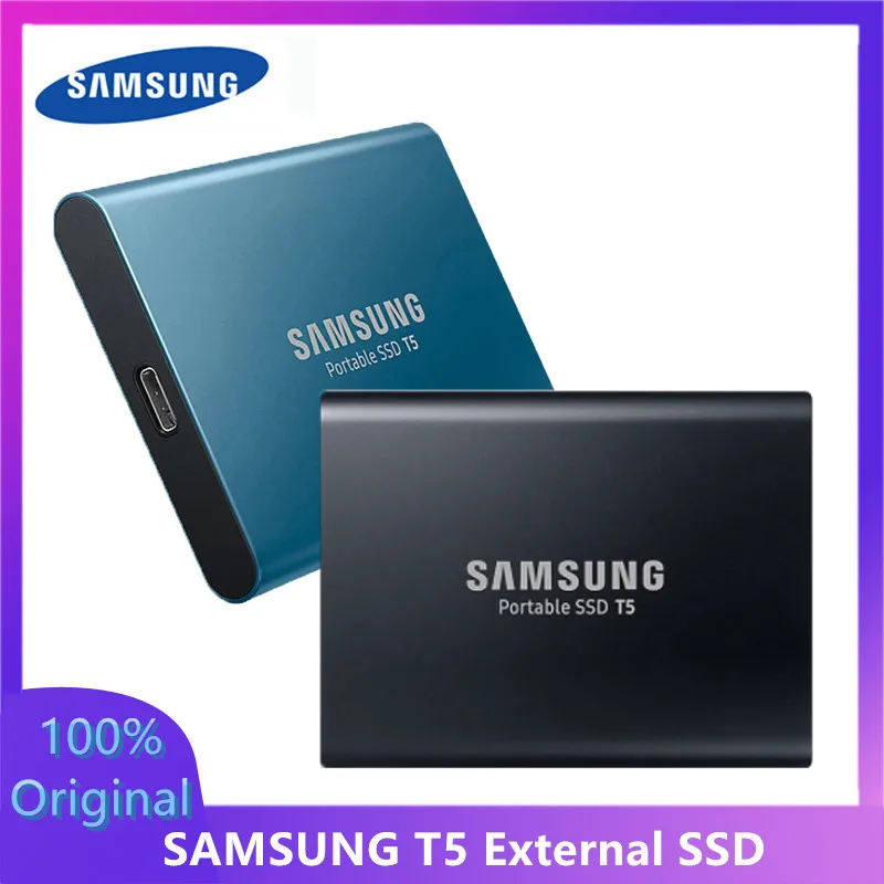 

Original SAMSUNG T5 2TB 1TB 500GB External SSD USB3.1 Gen2 External Solid State Hard Drive Drives, T7 Portable SSD 1TB 500GB