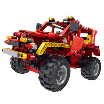 

409Pcs Moc Friction Car Model Bricks Small Particle Building Blocks Vehicle Toy For Children Kids Educational Toys Birthday Gift