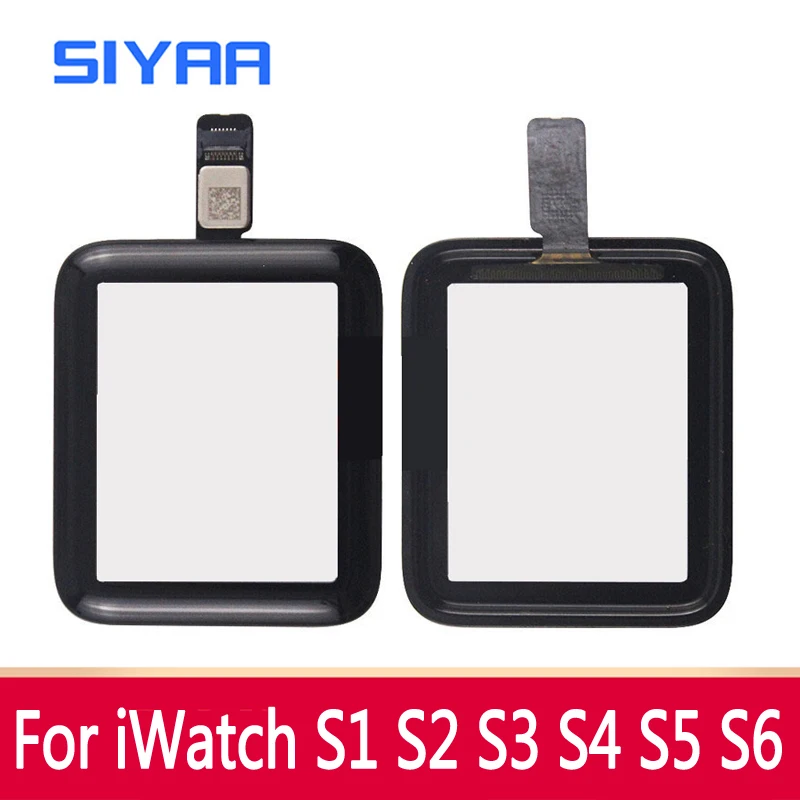 Оригинальное Сенсорное стекло SIYAA для Apple Watch Series 2 3 4 5 6 Сменное сенсорный экран со