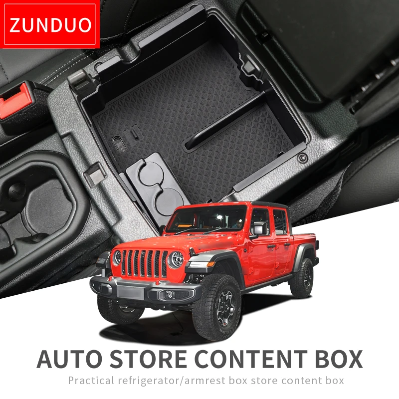 Для Jeep Wrangler JL/JLU Jeep Gladiator JT ящик для хранения в подлокотнике автомобиля коробка аксессуары для хранения монет центральный контроль