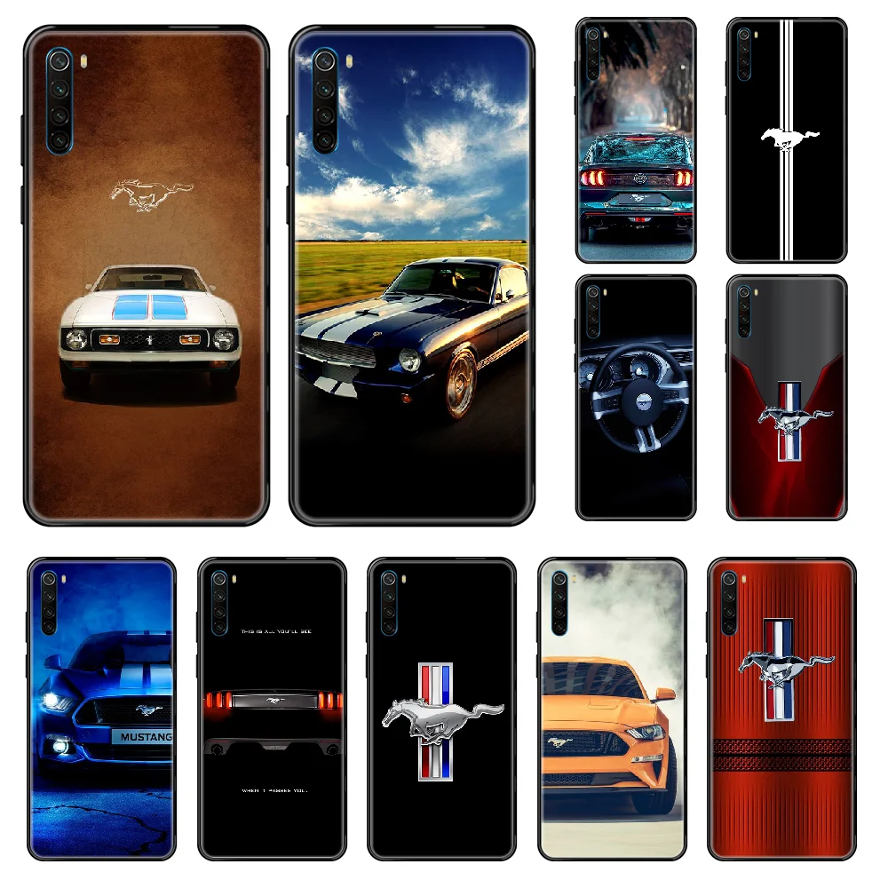 Популярный скоростной автомобильный чехол для телефона HORSE Mus tang Xiaomi Redmi Note S2 4 5 6 7 8