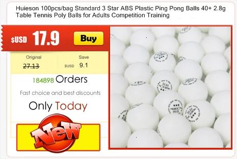 Huieson 50 шт./упак. ABS Пластиковые Мячи для настольного тенниса D40 + новый материал мячи для пинг-понга 1 звезда мячи для настольного тенниса для