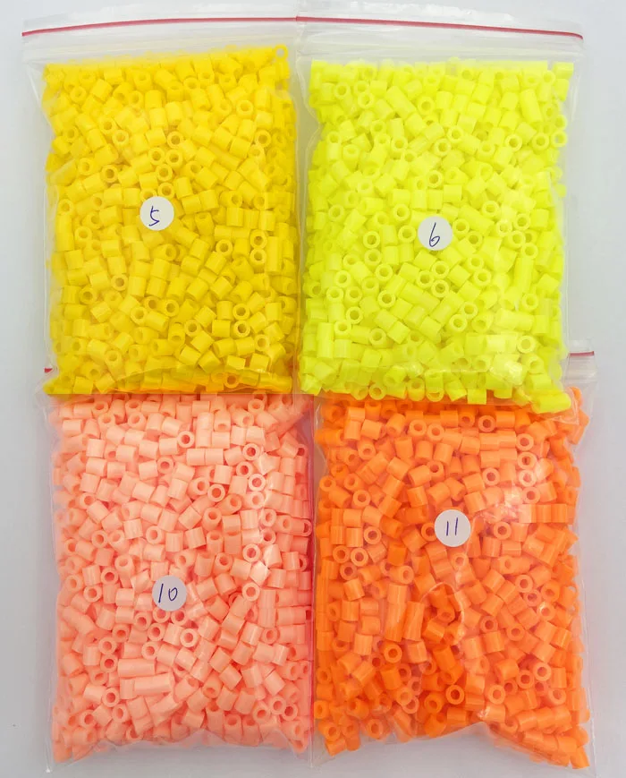 Rainbow Mix Iron Beads Craft Kit - 2000 Pieces for Creative Kids' Projects