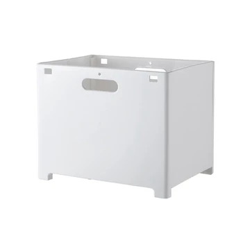 

Foldable Storage Basket Plastic Sundries Underwear Toy Storage Box Cosmetic Book Organizer Stationery Container Laundry Basket W